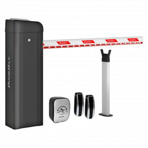 Комплект шлагбаума BR-PRO-RPD3000KIT, в составе стойка Barrier-PRO-RPD со встроенной сигнальной лампой и приемником, стрела BOOM-3, опора стрелы V-HOLDER, ключ-кнопка KEYSWITCH-N, фотоэлементы PHOTOCELL-N, BR-PRO-RPD3000KIT